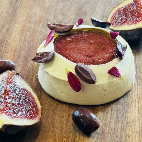 Entremets figues olive kalamata